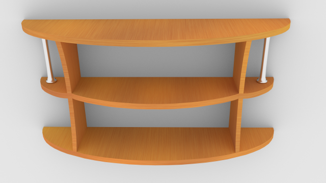 open shelf Modèle 3D .c4d .max .obj .3ds .fbx .stl .blend 