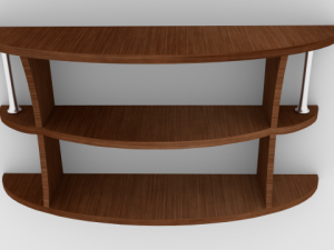 open shelf Modèle 3D