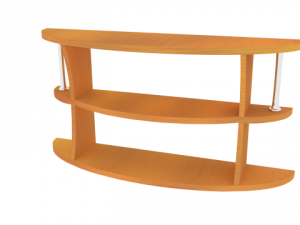 open shelf Modèle 3D