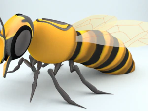 abeja Modelo 3D