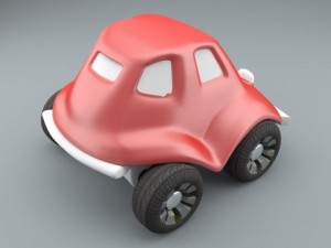 cartoon car Modelo 3D