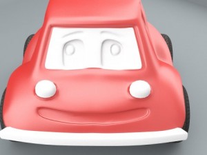 cartoon car Modelo 3D