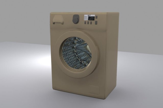 washer Modèle 3D .c4d .max .obj .3ds .fbx .stl .blend 