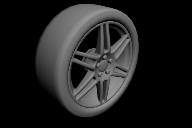 wheel Modèle 3D .c4d .max .obj .3ds .fbx .stl .blend 