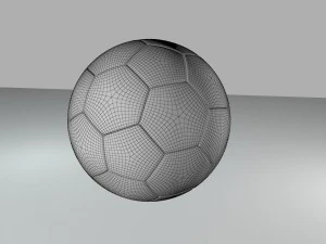 足球 3D 模型