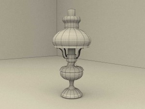 table lamp 3D मॉडल