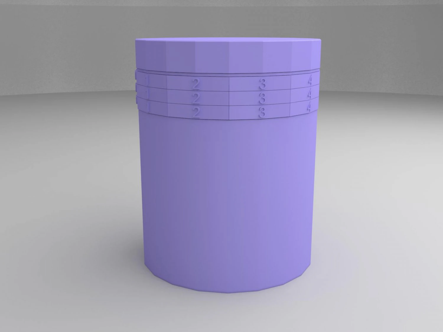 container 3D Print Model .c4d .max .obj .3ds .fbx .stl .blend
