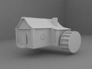 mill 3D मॉडल