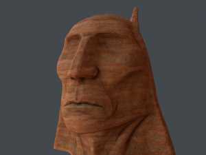 chieftain  stone head 3D-Modell