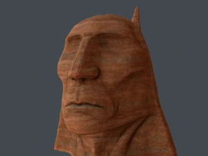 族長の石の頭 3Dモデル