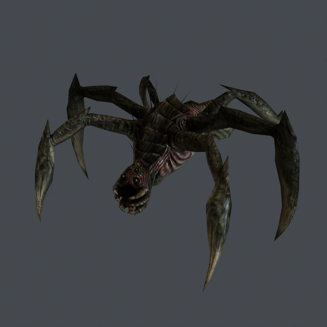 space alien spider 3D Model .c4d .max .obj .3ds .fbx .stl .blend 