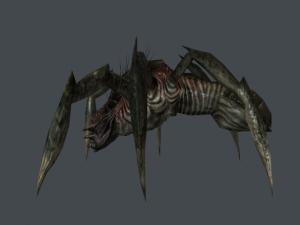 space alien spider Modello 3D