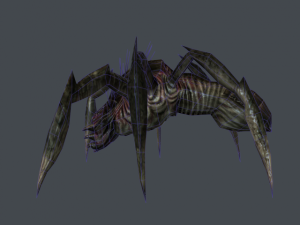 space alien spider Modello 3D