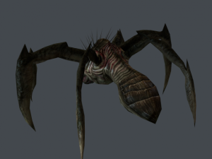 space alien spider Modello 3D