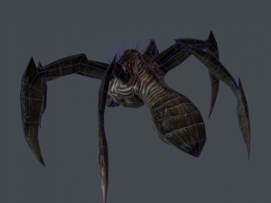 space alien spider Modello 3D