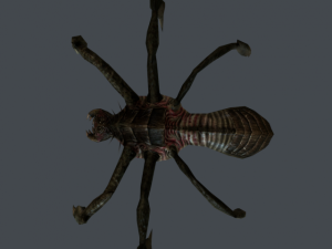 space alien spider Modello 3D