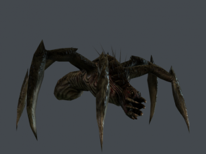 space alien spider Modello 3D