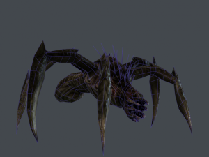 space alien spider Modello 3D