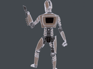 robot assassin Modèle 3D