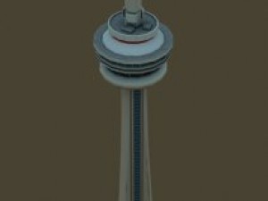 cn tower Model 3D