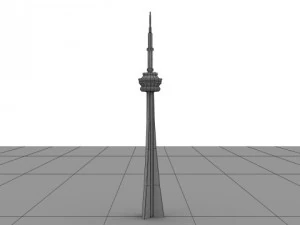 cn tower 3D Model