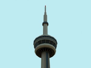 cn tower Model 3D
