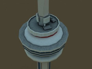 cn tower Model 3D