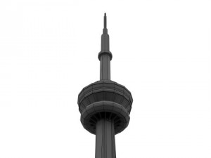 cn tower Model 3D