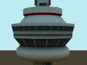 cn tower Model 3D