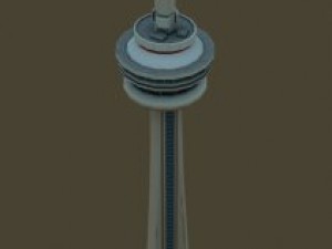 cn tower Model 3D