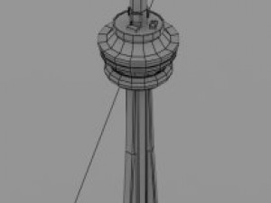 cn tower Model 3D