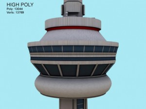 cn tower Model 3D