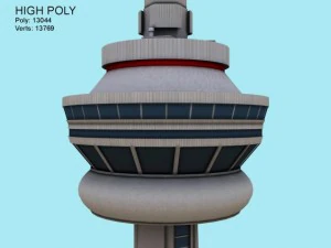cn tower 3D Model