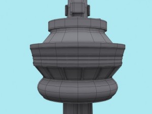 cn tower Model 3D