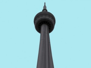 cn tower Model 3D