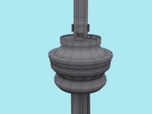 cn tower Model 3D