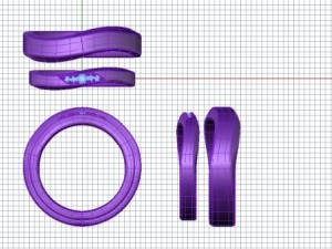 couple ring 001 cad file 3Dプリントモデル