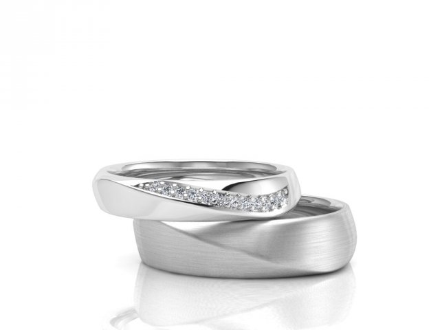 couple ring 003 cad file 3Dプリントモデル .c4d .max .obj .3ds .fbx .stl .blend 