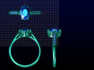 ring antique001 3D Print Model