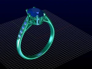 ring antique001 3D Print Model