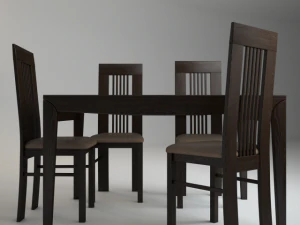 chair amarena  table alno 3D Model