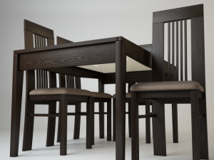 chair amarena  table alno 3D Модель