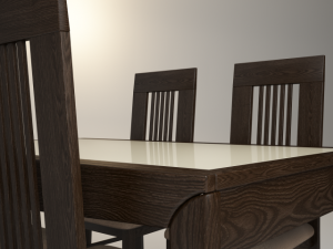 chair amarena  table alno 3D Модель
