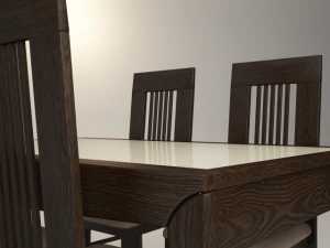 chair amarena  table alno 3D Model