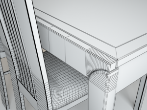 chair amarena  table alno 3D Модель