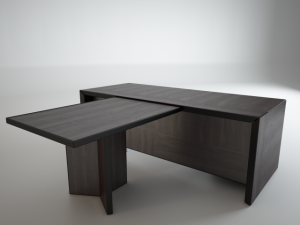 a set of office furniture 3D Модель