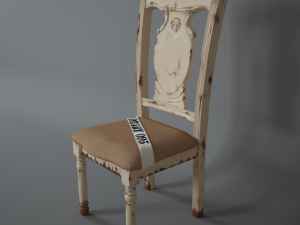 chair harlem from the collection of shameless vill 3D Model