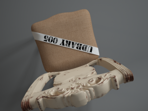 chair harlem from the collection of shameless vill 3D Model