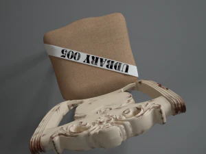 chair harlem from the collection of shameless vill 3D Model