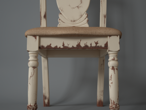 chair harlem from the collection of shameless vill 3D Model